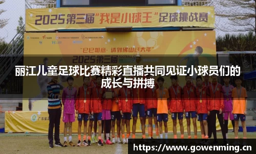 丽江儿童足球比赛精彩直播共同见证小球员们的成长与拼搏